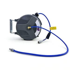 Enrouleur de tuyau d'air haute pression à rétraction automatique |   Tuyau pneumatique de qualité industrielle pour lavage de voitures, garage et atelier - Product Image 4