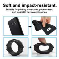 Filament d'impression 3D TPU 95A 1,75 mm 250 g LONQI, toucher doux, flexible, pour coques de téléphone et protections, plastique d'impression 3D TPU95A