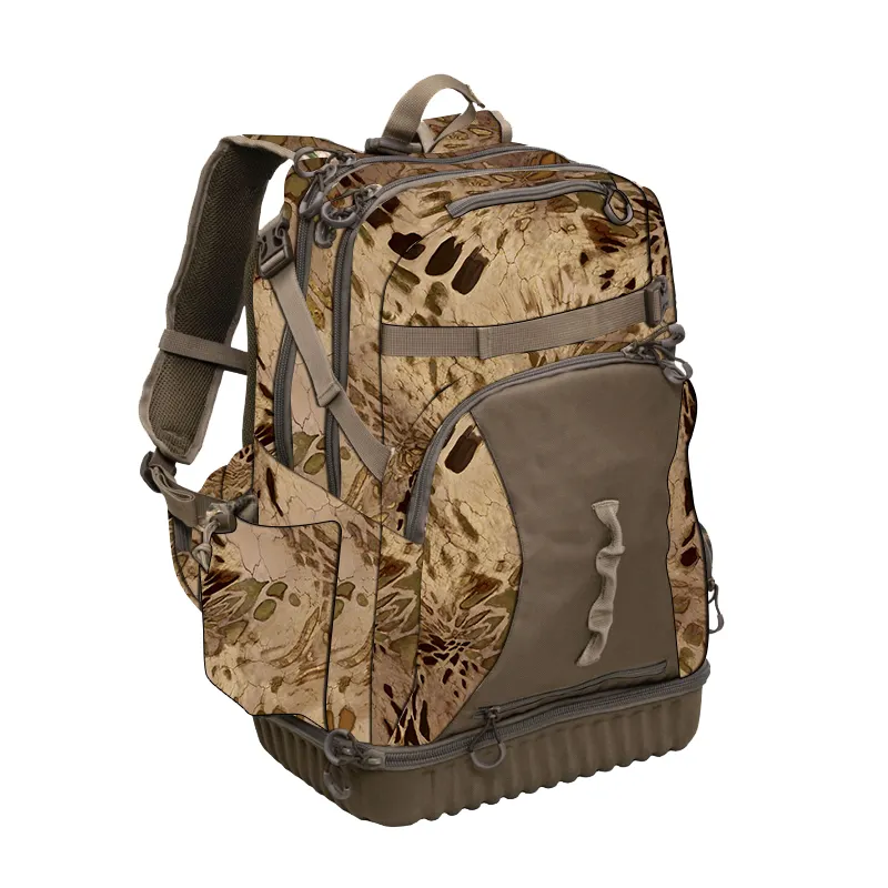 hunting and fishing supplies Hard bottom hunting camo waterfowl backpack