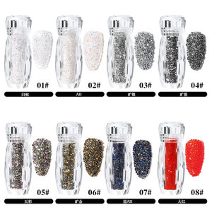 Cuentas de cristal brillantes <span class=keywords><strong>AB</strong></span> Mini Pixie Caviar, pedrería de cristal multicolor para uñas, para diseño creativo de uñas, decoración hecha a mano DIY - Product Image 5