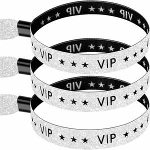 Bracelets en tissu VIP, bracelets en tissu pour événements, clubs - Product Image 1