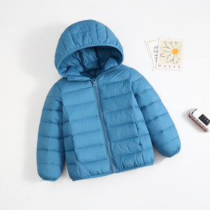 2024 enfants léger <span class=keywords><strong>doudoune</strong></span> courte 2-12 ans garçons et filles portent des enfants chaud hiver épaissir manteau - Product Image 5