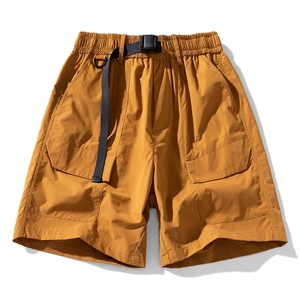 Pantalones cortos de verano con logo personalizado para hombre, de manga corta, marca de moda, ropa de hielo, bolsillos finos, cómodos, a la última moda, novedad. - Product Image 1