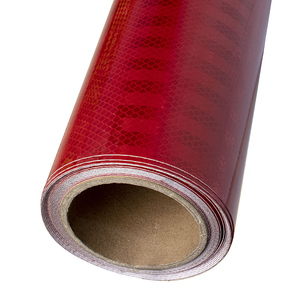 Rotoli di Nastro Riflettente Rosso PMMA <span class=keywords><strong>3H</strong></span>, Luminescente al Buio, ASTM TIPO 2, per Segnaletica Stradale - Product Image 6