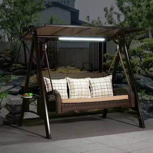 Venta al por mayor de muebles de exterior hamaca <span class=keywords><strong>mecedora</strong></span> de jardín con soporte colgante Columpio de patio exterior - Product Image 3