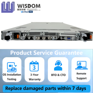 Лидер продаж: Сетевой сервер Dell PowerEdge R660 для монтажа в стойку, PCIe5, 3 GPU, титановый блок питания, серверы для виртуализации высокой плотности, оптовые поставки - Product Image 3