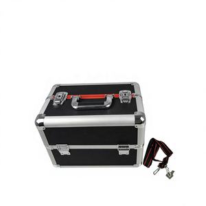 Professional Makeup Train <strong>Case</strong> Cosmetic <strong>Case</strong> <strong>Aluminum</strong> Cosmetology <strong>Case</strong> Makeup Organizer Box with Lock &amp; 4 Trays for Daily <strong>Travel</strong> - Product Image 2