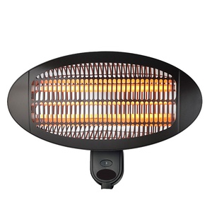 Stufa a raggi infrarossi da esterno in quarzo 2000W, IP34, 3 elementi, orientabile, dimensioni: 36x50,5x22 cm, ideale per riscaldare terrazze e... - Product Image 2