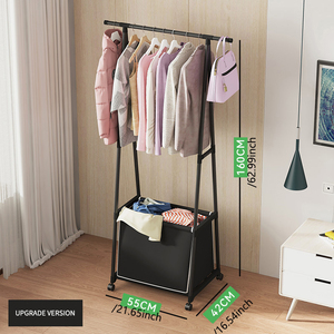 Perchero Triangular Metálico Verificado para Niños con Cesto para Ropa Sucia - Precio Mayorista - Product Image 2