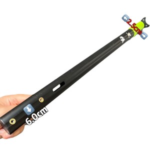 Black Wolf Telescopic Pole Aluminum Alloy 1.5M Fishing Pole Freshwater Fish Harvesting Pole Automatic Buckle Landing Net Pole - Product Image 3