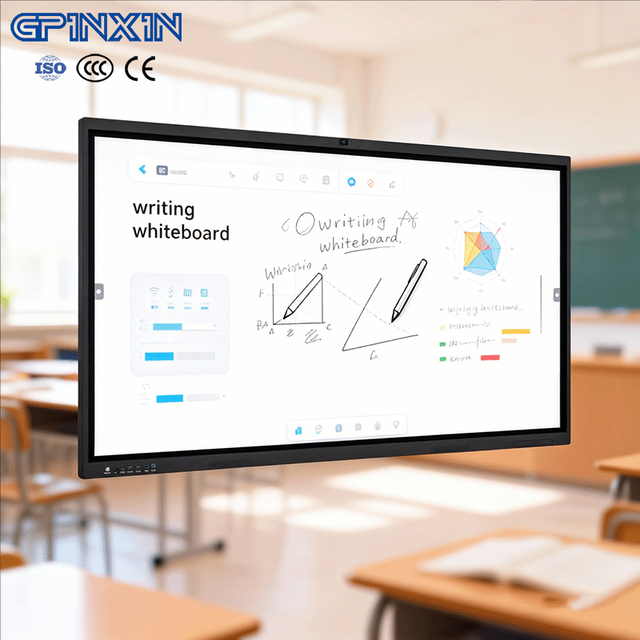 55 65 75 Inch Smart Board for Teaching Interactive Panel Display 4K HD LCD Screen Ops Pc/Android for Interactive Whiteboard-ifp