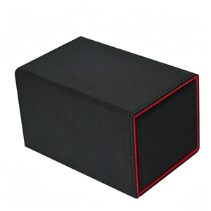 Boîte de rangement classique à fermeture magnétique avec plateau à dés amovible, capacité de 180+ cartes de jeu, vente en gros - Product Image 4