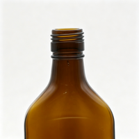 Bouteille à vin foncé 250 ml – Contenant en verre durable, écologique et réutilisable – Idéale pour le stockage, la dégustation et comme cadeau