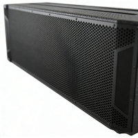 Sub J218S Professional Audio Active Dual 18 pouces Subwoofer Haut-parleur alimenté 15mm-MDF Subwoofer pour scène
