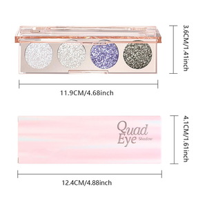 Paleta de Sombras de Ojos Acrílicas de 5 Colores con Tonos Multichrome y Mate, Altamente Pigmentadas, Tamaño Viaje - Product Image 2