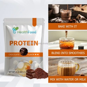 OEM ODM High Quality Vegan Friendly Adult <b>Protein</b> Powder Creatine Monohydrate Saturated Fat Muscle Strength Recovery Mood - Product Image 3