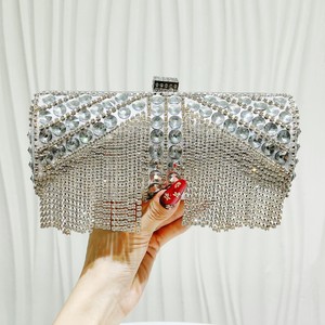 Nuevo Bolso de Mano con Borlas de Diamantes y Pedrería para Mujer, Estilo Europeo y Americano, Bolso Bandolera para Bodas y Eventos Nocturnos - Product Image 4