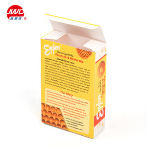 Boîte en papier d'emballage alimentaire de biscuits de pâtisserie recyclés en pâte pressée personnalisée avec poignées - Product Image 3