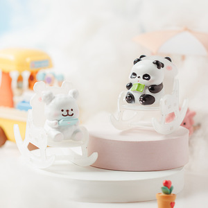 Caja Sorpresa de Silla Mecedora Yu Mo con Mini Figuras de Animales, 6 Básicas y 1 Coleccionable Oculta, Adorno de Escritorio, Regalo - Product Image 4