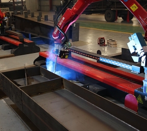 ZMDEインテリジェント自動ビーム溶接ロボット生産ライングラウンドレールロボットアームMIG溶接機ワークステーション - Product Image 4