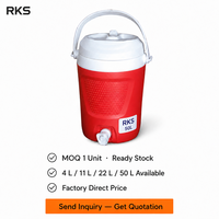 Glacière rigide en plastique isotherme personnalisée pour l'extérieur, étanche, pour aliments et boissons, avec blocs réfrigérants réutilisables, capacité 50L, idéale pour le sport