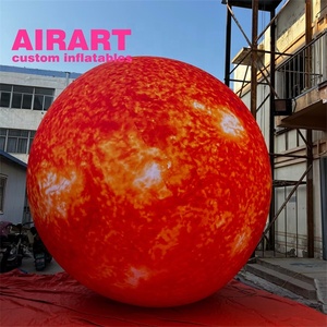 Planeta Inflable de 2 Metros Hecho a Medida - Planetas del Sistema Solar Inflables para Exhibiciones de Eventos Espaciales - Planeta Sol Inflable - Product Image 5