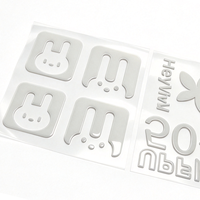 Adesivi Termotrasferibili in Silicone Fotocromatici UV, Etichette per Indumenti Delicate sulla Pelle e Invisibili per T-Shirt, Abbigliamento Sportivo e Activewear
