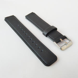 Bracelet de montre en cuir véritable double face en cuir de vachette pleine fleur, compatible avec <span class=keywords><strong>Huawei</strong></span> Watch <span class=keywords><strong>B6</strong></span> B7 - Product Image 2