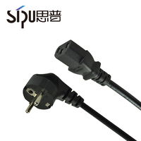 Cable de Alimentación de CA de 2 Pines para Enchufe Europeo de 6 Pies para Computadoras Portátiles Inspiron, Lenovo, HP y Sony