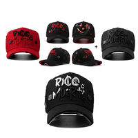 Casquette de baseball vintage sportive de haute qualité à 5 panneaux avec visière incurvée et taille ajustable, Gorras Chip Nfc Rico O Muerto Gorra Bigg boss Hats