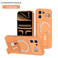 Nouvelle arrivée Coque de protection anti-chute avec béquille magnétique à texture mate pour Infinix NOTE 60 PRO Hot70 Spark40