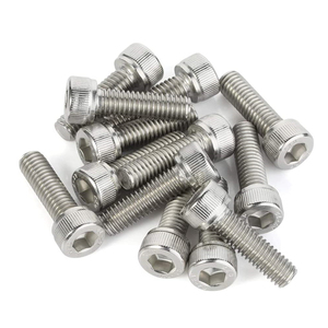 M1.6 M2 M2.5 <b>M3</b> M4 M5 M6 DIN912 Stainless Steel A2 Cylindrical Hex Drive Head Bolts Socket Cap Head <b>Screws</b> Allen Bolts - Product Image 6