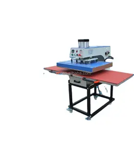 16 x 24 15 x 15 T shirt Printing Sublimation Machine Semi Automatic pneumatic double stations heat press machine