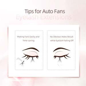 NAGARAKU new auto fans ciglia easy fanning lashes auto floracion mega fan Russian volume two-tone lashes make up cilia - Product Image 3