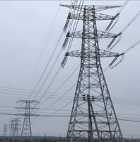 Torre de Telecomunicaciones de Acero Galvanizado en Caliente, Torre de Alta Tensión Q235 Q345, Torre de Rejilla para Línea de Transmisión Aérea
