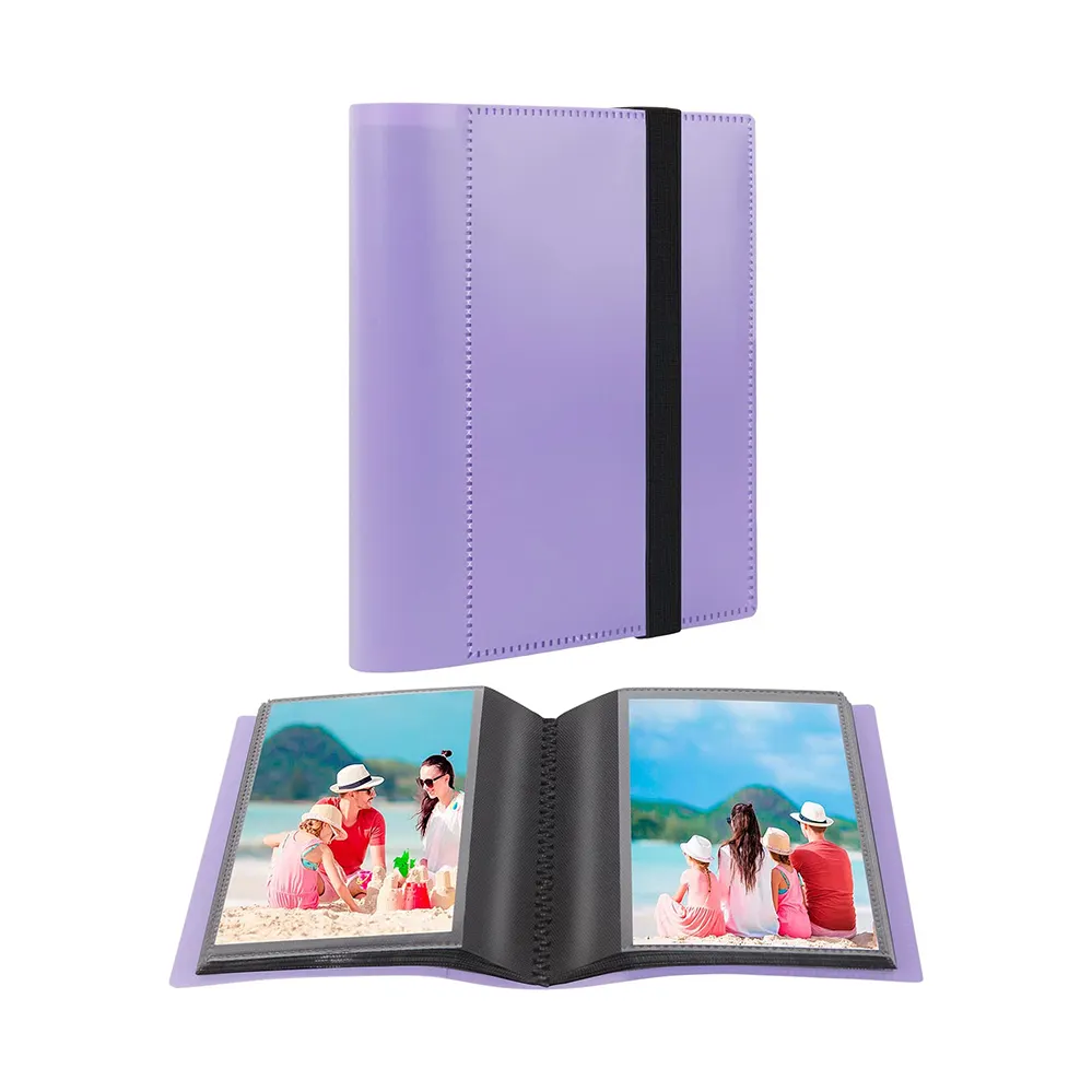 Photo Album Book, Family Baby Album Black PP Cover Holds 4x6 Photos