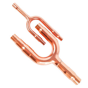 Điện Y chi nhánh Đồng phụ kiện đường ống VRF u-joint Chất lượng cao Midea FQ01C-05C thương mại điều hò<span class=keywords><strong>a</strong></span> không khí trung tâm - Product Image 2