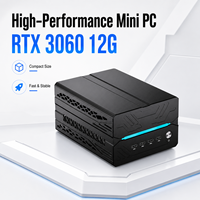 Mini PC para Juegos Intel Core I7-12700F RTX 3060 12GB DDR5 1TB NVMe SSD Doble LAN Computadora de Escritorio Compacta