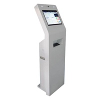 Système d'appel de file d'attente tout-en-un sans fil à écran tactile Entheng pour banques et cliniques ; Écran LCD de distribution de numéros en libre-service