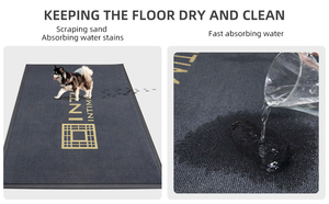 Tùy chỉnh in mẫu cao cấp Nylon vải bền Nitrile cao su ủng hộ thảm đỏ <span class=keywords><strong>Runner</strong></span> với logo mang nhãn hiệu thảm - Product Image 5