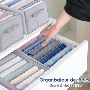 Sac de rangement en toile de grande taille avec poignée, type panier de coffre - Product Image 6