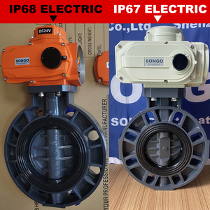 Válvula Motorizada de Plástico UPVC Tipo L/T de 2 Pulgadas, 12V 24V, IP67 IP68, Marca SONGO - Product Image 3