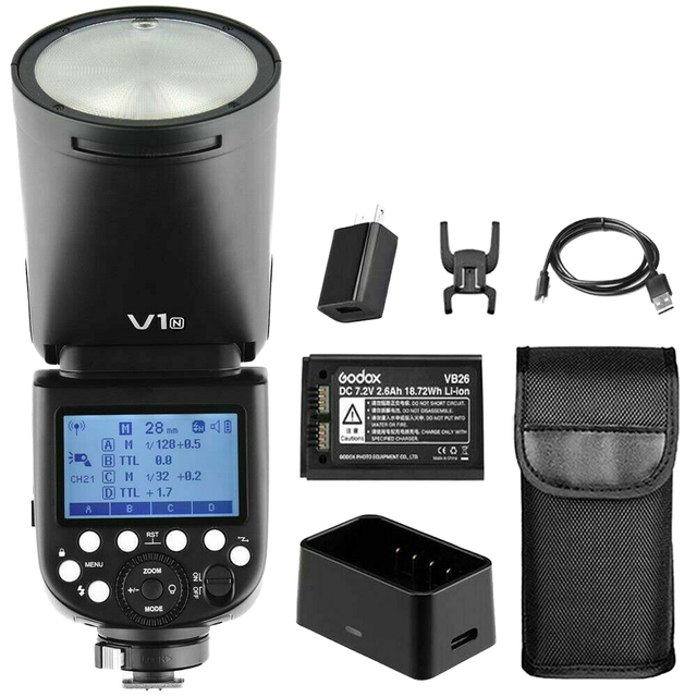 Professional Godox V1 Flash V1C/N/S TTL HSS Wireless Remote Control Portable Camera Speedlite for for for