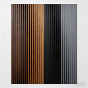 Panneau mural <span class=keywords><strong>extérieur</strong></span> en WPC imperméable au design moderne, écologique et durable, pour la décoration des murs extérieurs et des cours. - Product Image 1