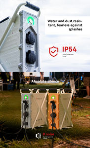 PINGALAX PG3600 3600W 휴대용 파워 스테이션 고용량 NCA 배터리 태양광 발전기 가정용 백업 - Product Image 4