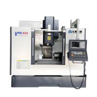 Centro de Mecanizado Vertical CNC de un Solo Husillo de Alta Precisión VMC850, Sistema de Control Fanuc, Nuevo, Motor GSK CNC BT40