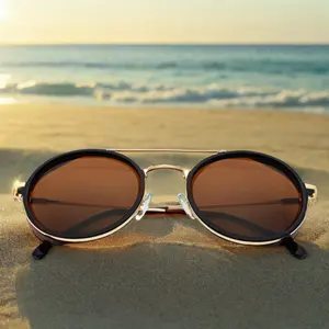 Wholesale Steam Punk Sunglasses European And American Trendy Sun Glasses Anti-Ultraviolet Metal Eyeglass For Men