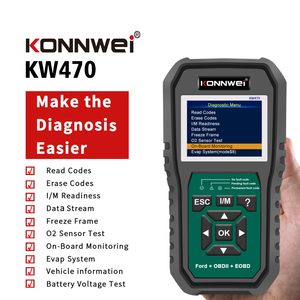 KONNWEI KW470 Outil de diagnostic automobile OBD2 complet pour voitures <span class=keywords><strong>Ford</strong></span> avec ABS, SRS, TPMS - Product Image 1