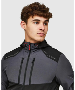Sweat à capuche de fitness pour hommes avec logo personnalisé Sweats à capuche de gym à manches longues à séchage rapide fabriqués en usine par OEM - Product Image 5