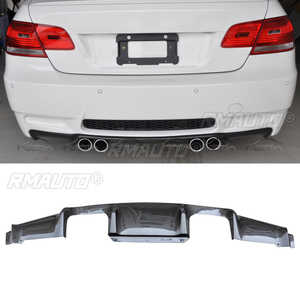 ลิ้นกันชนหลัง E92 ชุดแต่งสปอยเลอร์ดิฟฟิวเซอร์สำหรับ BMW E93 M3 ปี 2008-2013 คาร์บอนไฟเบอร์ ปลายท่อไอเสียแบบ Quad - Product Image 1
